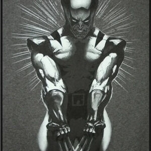 Marvel Comics Classic Wolverine Comics Gray T-Shirt medium